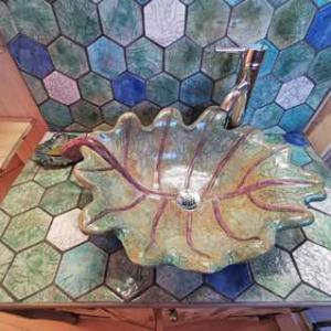 vasque feuille de chêne