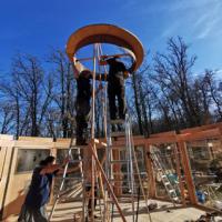 Centre de soutien des poutres.