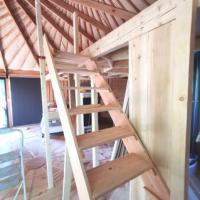 démarage de l'escalier