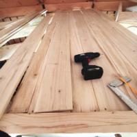 Plancher sur mezzanine